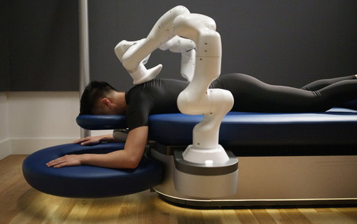 Futuristic massage pod / recovery tech