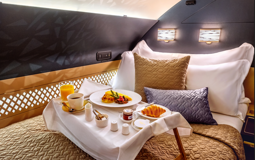 Etihad Airways on approach
