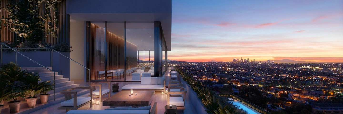 West Hollywood rooftop bar
