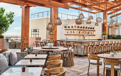 Conrad Los Angeles rooftop